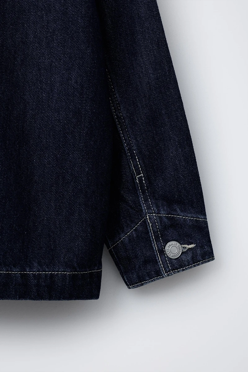 DENIM JACKET WITH LABEL