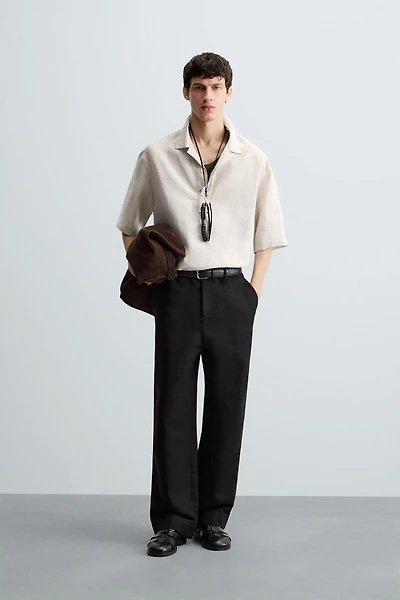 100% LINEN POLO SHIRT