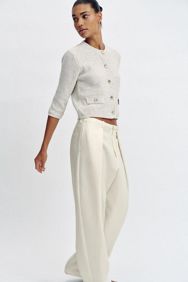 FRENCH SLEEVE CARDIGAN