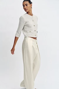 FRENCH SLEEVE CARDIGAN
