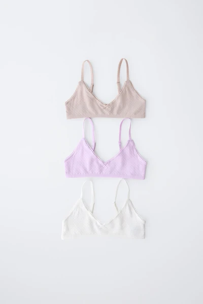 AGES 9-14/ THREE-PACK OF STRUCTURED TOPS