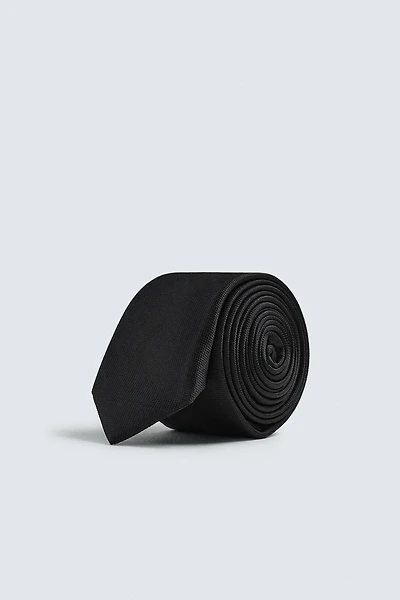 CRAVATE SLIM 100% SOIE