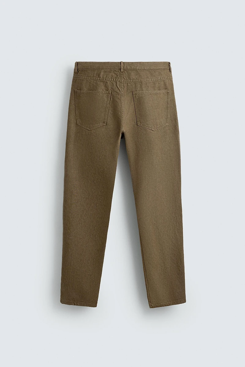 PANTALON REGULAR FIT COTON