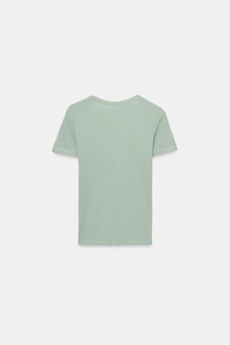 T-SHIRT FLUIDE À MANCHES COURTES