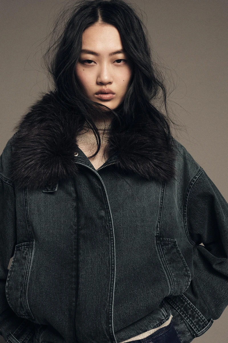 BOMBER EN JEAN ZW COLLECTION