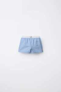 2-6 YEARS / LABEL SWIM SHORTS