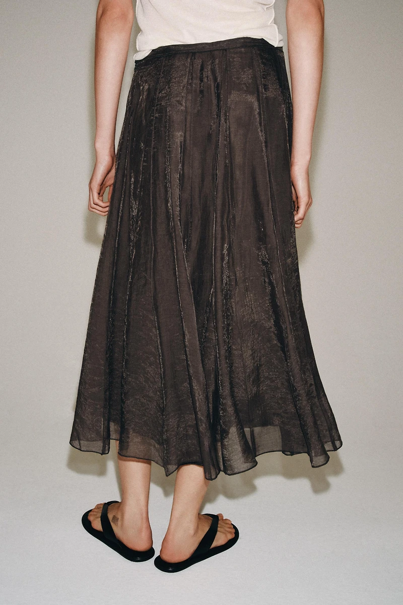 FLOWY COMBINATION SKIRT ZW COLLECTION