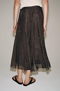 FLOWY COMBINATION SKIRT ZW COLLECTION
