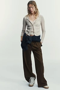 TIED PALAZZO PANTS
