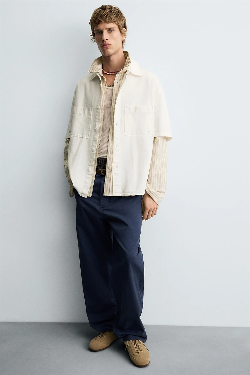 CHEMISE À IMPRIMÉ DÉLAVÉ