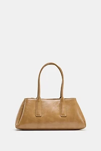 CRACKLE-EFFECT CITY BAG