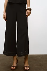 JUPE-CULOTTE BAS PLISSÉ