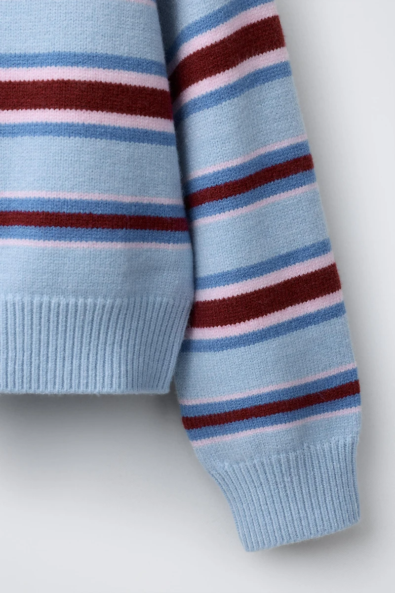 LILO & STITCH © DISNEY STRIPED POLO SWEATER