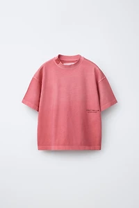 T-SHIRT AND BERMUDA SHORTS SET WITH TEXT