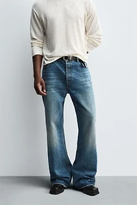 WIDE FLARE FIT JEANS