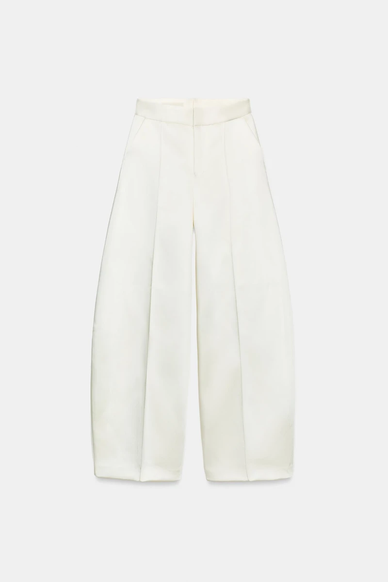SATIN EFFECT BALLOON PANTS