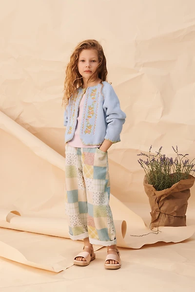 PANTALON BARREL PATCHWORK