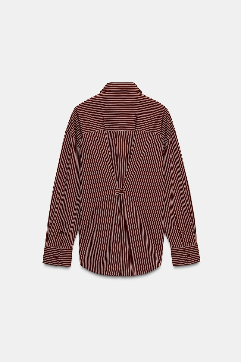 ZW COLLECTION LIMITED EDITION STRIPED SILK SHIRT