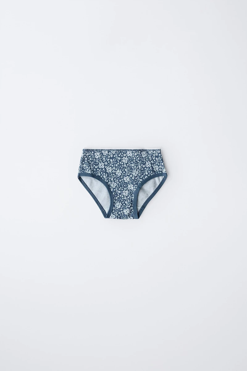 2-6 YEARS / SIX-PACK OF BOW UNDERWEAR