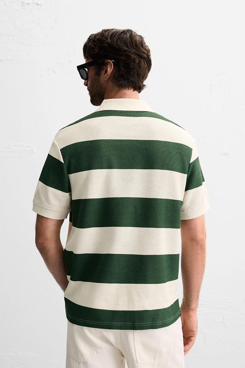 POLO À COL ZIPPÉ