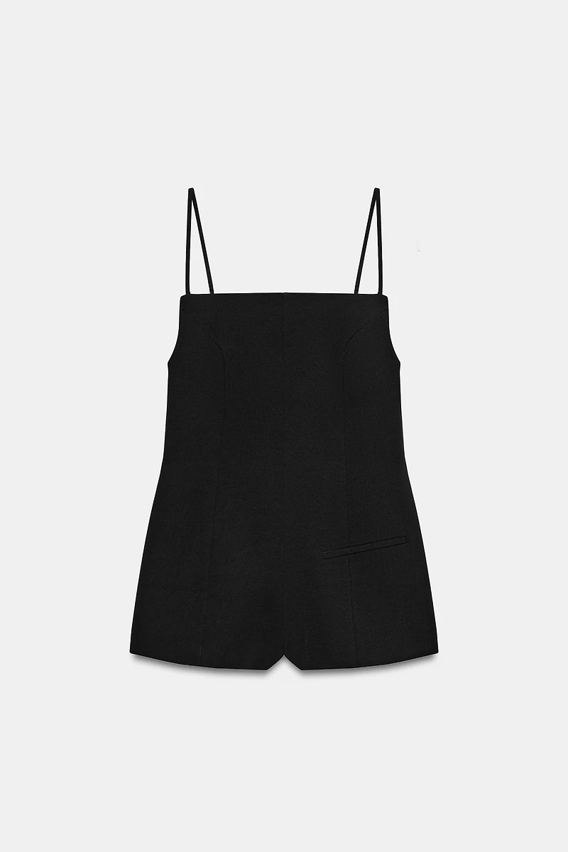 SHORT STRAP JUMPSUIT