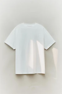 T-SHIRT MANCHES COURTES EN COTON