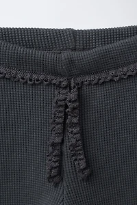 LEGGING WAFFLE DENTELLE