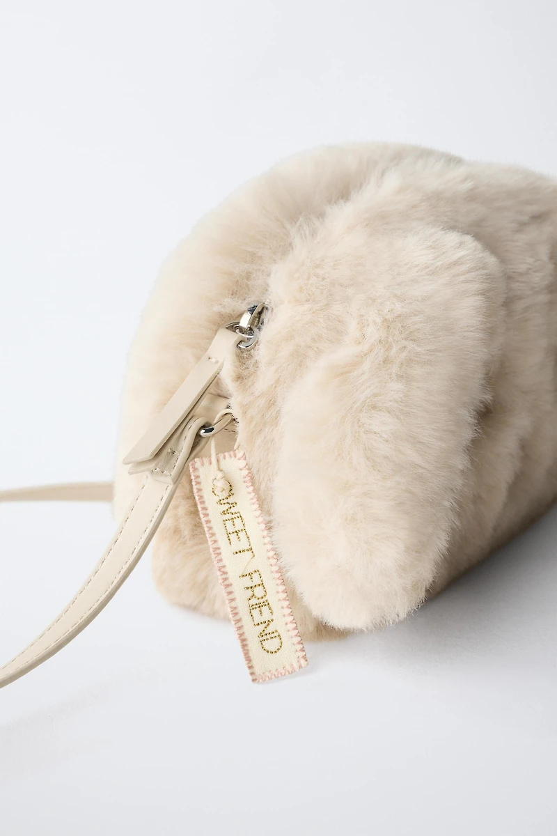 BUNNY FAUX FUR CROSSBODY BAG