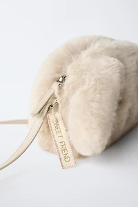 BUNNY FAUX FUR CROSSBODY BAG
