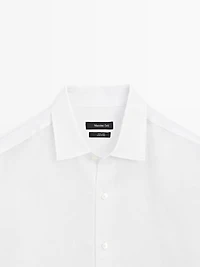Extra fine regular fit linen shirt