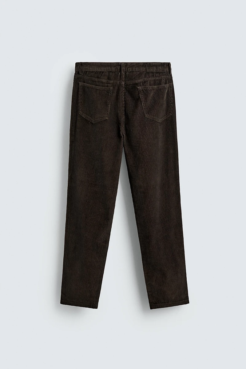 REGULAR FIT CORDUROY PANTS