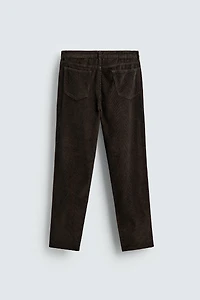 REGULAR FIT CORDUROY PANTS