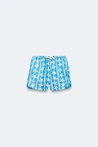 2-14 YEARS / LIMITED EDITION FLORAL PRINT SWIM SHORTS