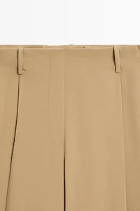 Flowing wide-leg darted pants - STUDIO