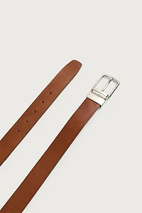 REVERSIBLE LEATHER BELT