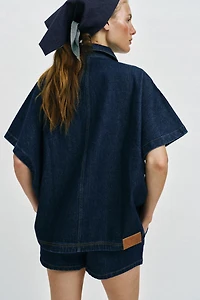 SURCHEMISE Z1975 EN JEAN OVERSIZE