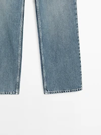 Jean straight taille basse