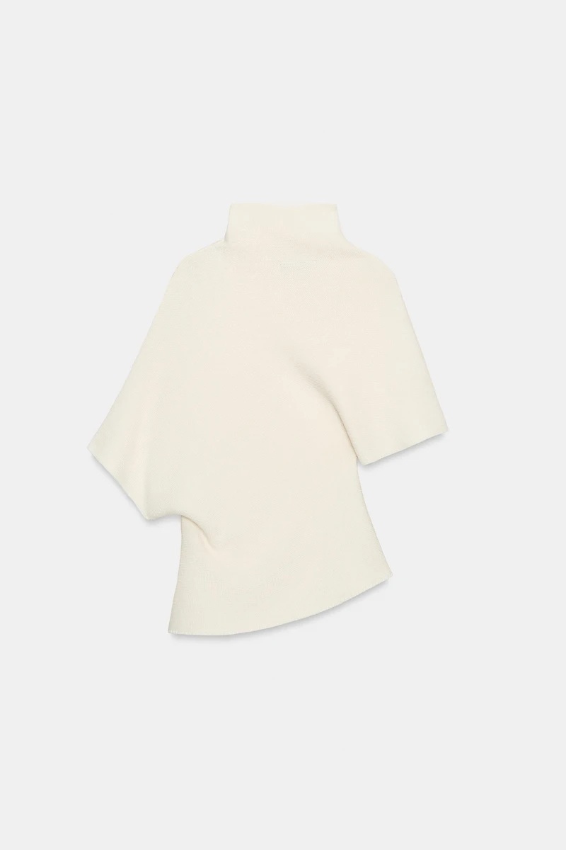 PULL ASYMÉTRIQUE EN MAILLE
