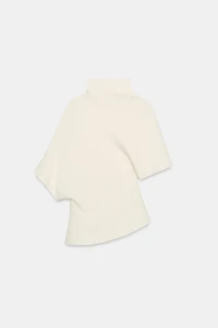 PULL ASYMÉTRIQUE EN MAILLE