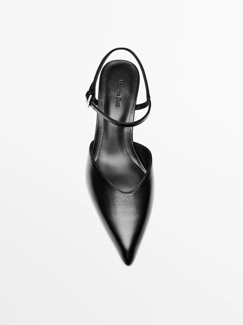 Chaussure à talon ouvert
