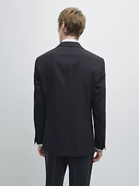Cool wool blend suit blazer