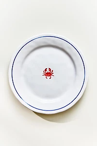 CRAB STONEWARE DESSERT PLATE