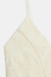 EMBROIDERED LINGERIE STYLE DRESS