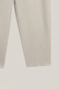 Linen suit trousers with waist detail - LIMITED EDITION