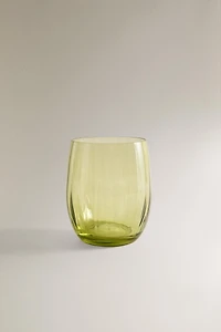 RAISED CRYSTALLINE TUMBLER