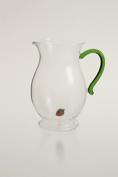 STRAWBERRY BOROSILICATE PITCHER