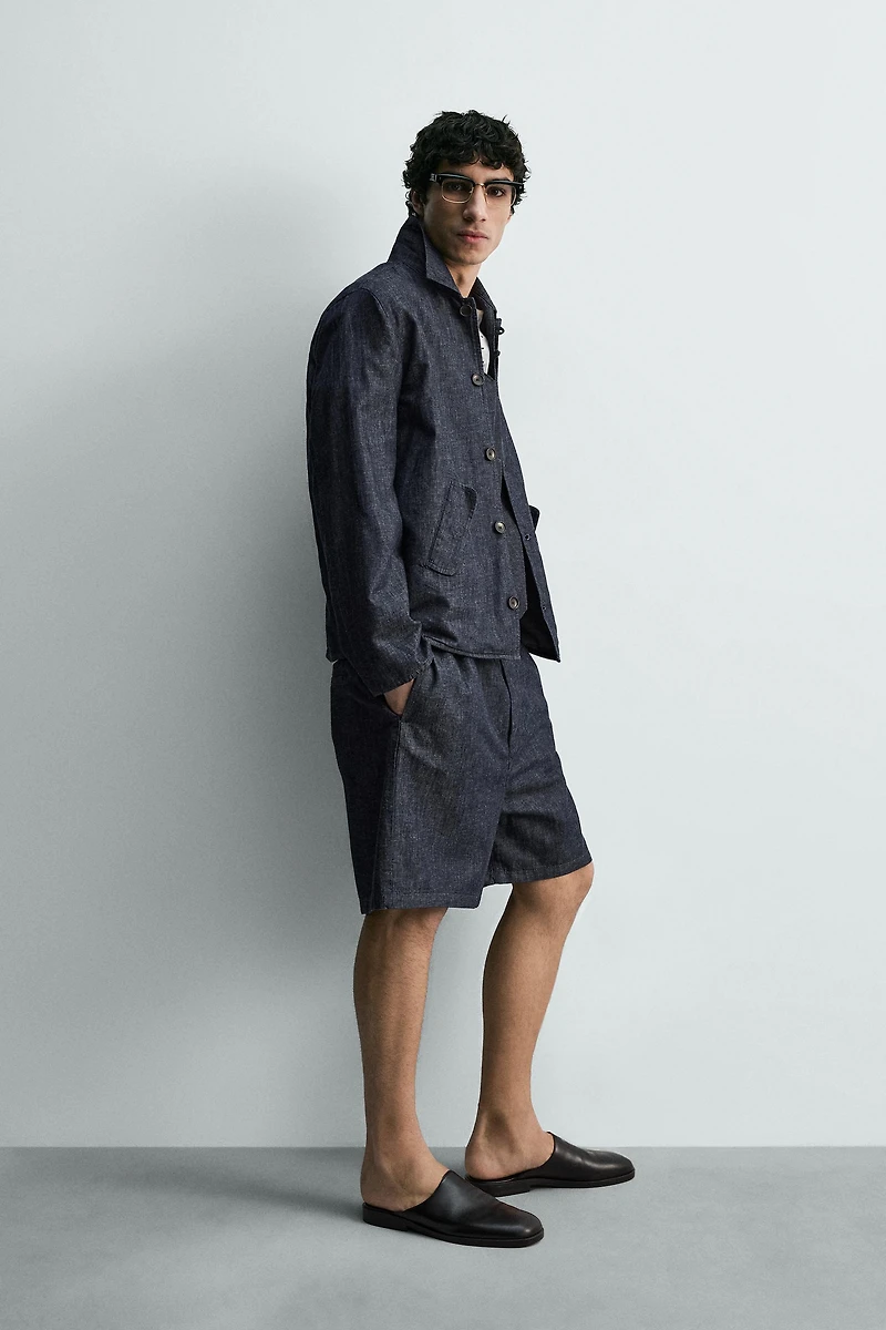 LIGHTWEIGHT DENIM SHORTS