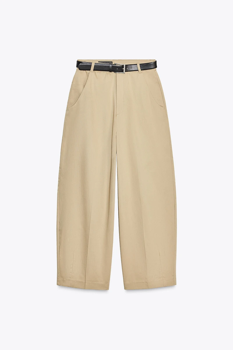 BELTED PANTS