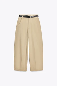 BELTED PANTS