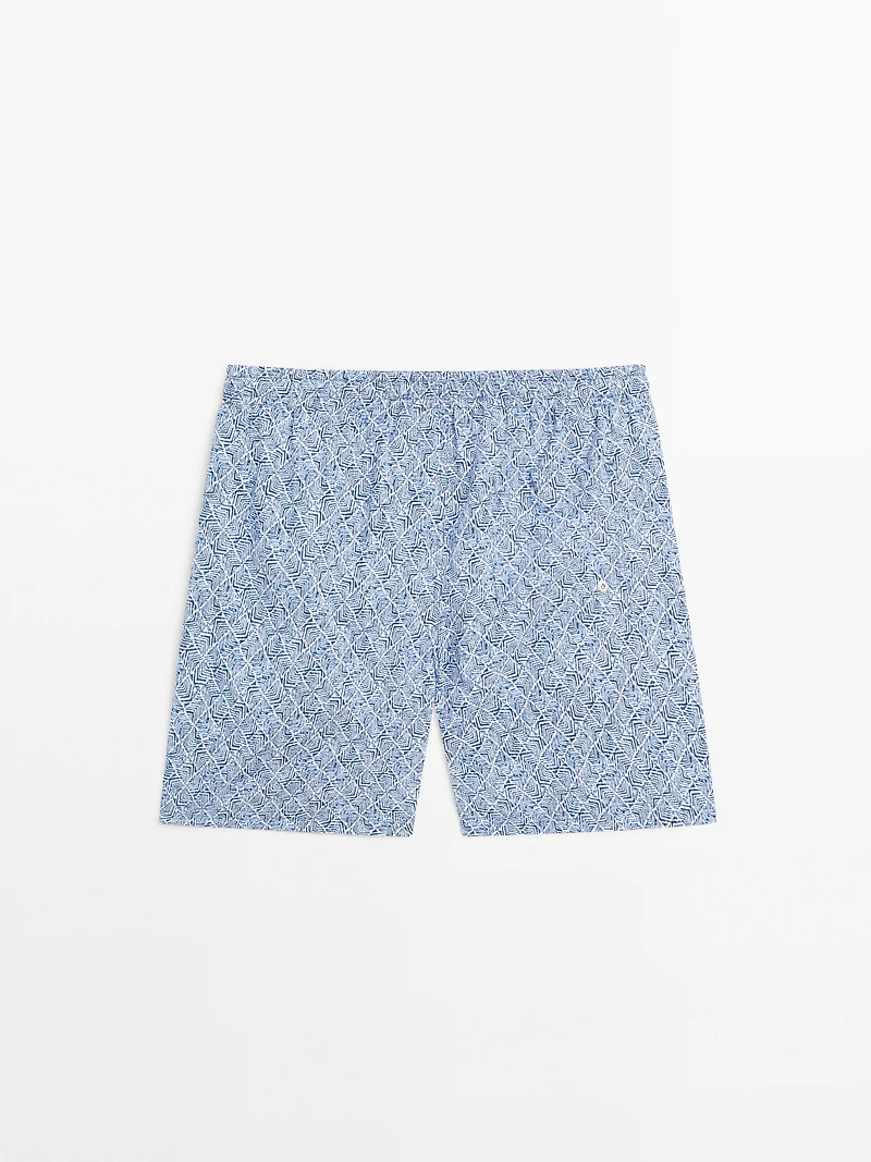 Short de bain imprim